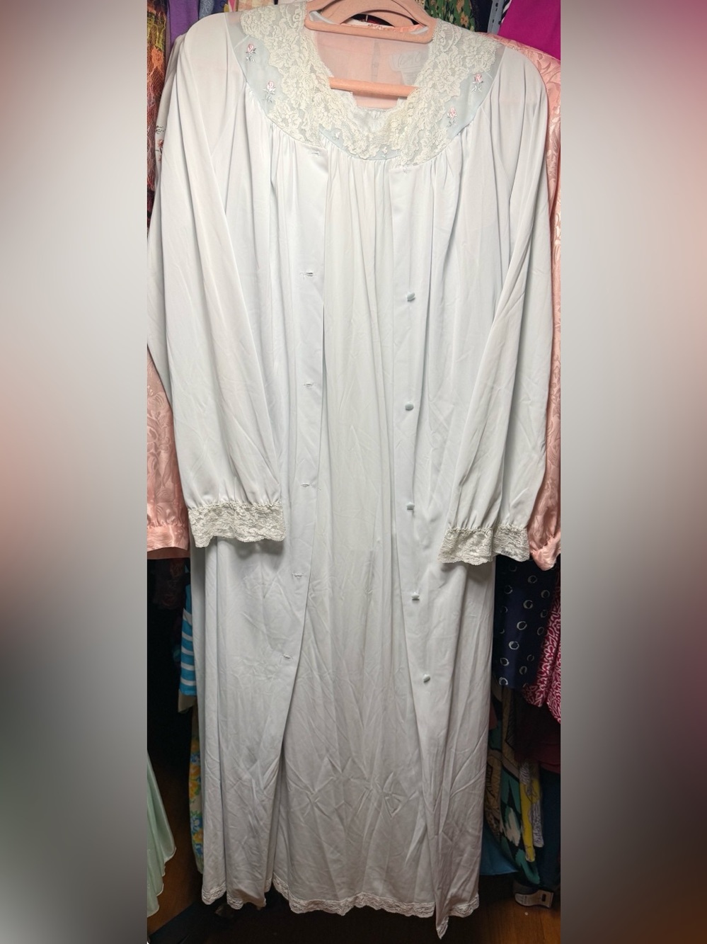 Vintage Shadowline Maxi Robe and Gown set